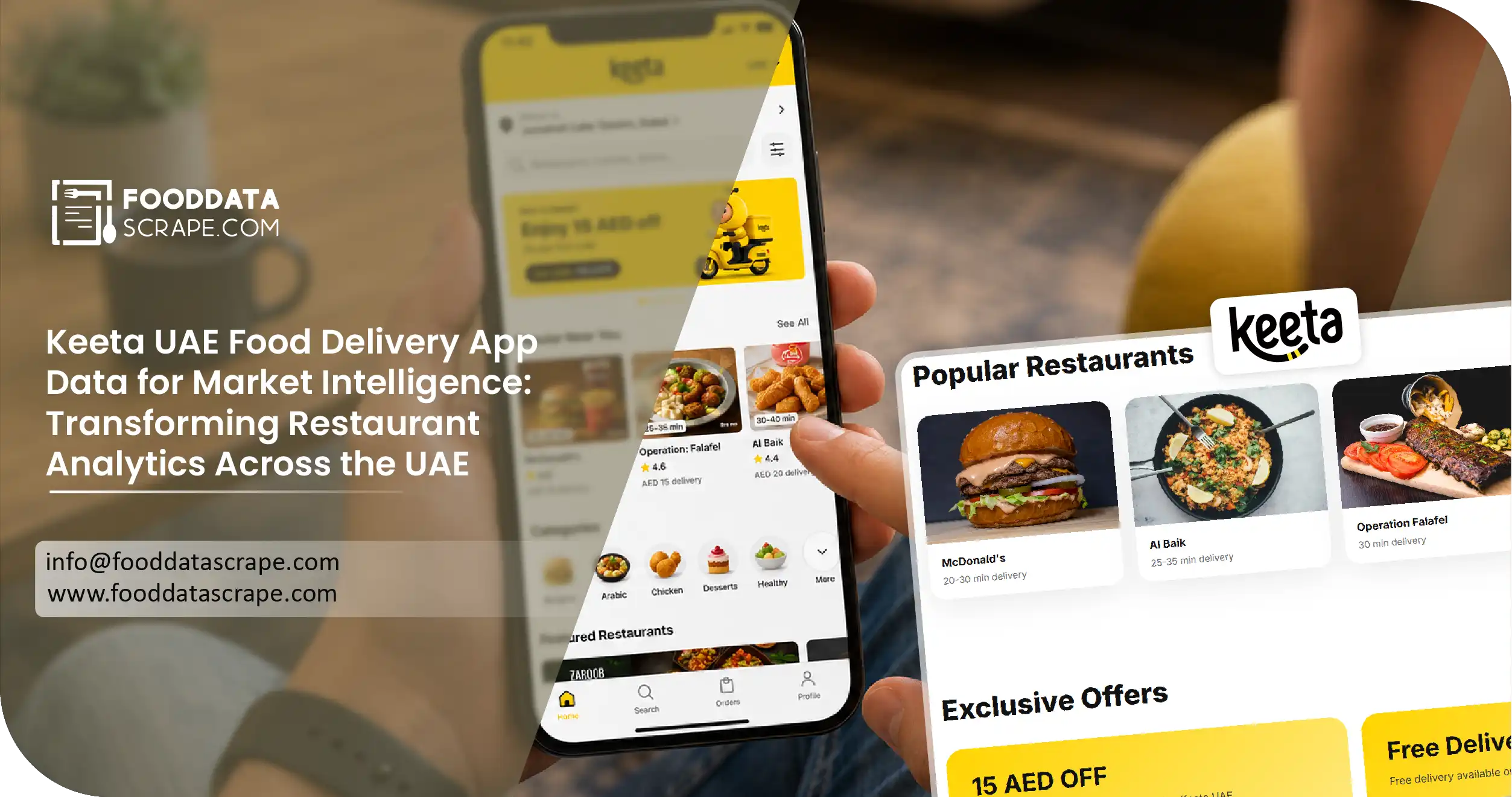 Keeta UAE Food Delivery App Data for Market Intelligence
